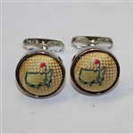 Masters Yellow Silk Cuff Links