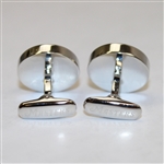 Masters Yellow Silk Cuff Links