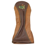 Premium Brown Leather Masters Driver Head Cover