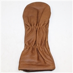 Premium Brown Leather Masters Driver Head Cover