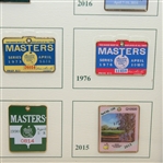 Limited Edition 2016 Masters Commemorative Pin Set- #20/250 Framed