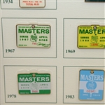 Limited Edition 2016 Masters Commemorative Pin Set- #20/250 Framed