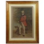 1914 John Taylor "Honourable Company Of Edinburgh Golfers" Mezzotint Signed Artist Proof- Framed