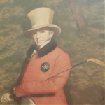 1914 John Taylor Honourable Company Of Edinburgh Golfers Mezzotint Signed Artist Proof- Framed