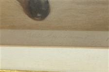 1914 John Taylor Honourable Company Of Edinburgh Golfers Mezzotint Signed Artist Proof- Framed