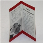 1935 Some Tips From Bobby Jones A.G. Spalding & Bros Booklet