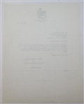 Clifford Roberts Signed April 24, 1973 Letter on Augusta Letterhead JSA #Q64242