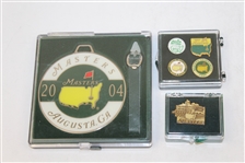Miscellaneous Masters Items Lot - Badges, Scorecards, Ball Markers, Bag Tags, and other