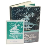 Clifford Roberts Signed Book Card with First Edition Story of Augusta National Golf Club Book JSA #Q64241