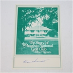 Clifford Roberts Signed Book Card with First Edition 'Story of Augusta National Golf Club' Book JSA #Q64241