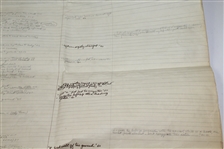Two Large Sheets of Swing/Grip Written Comparison of Multiple Golfers