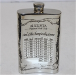 Augusta National Golf Club Pewter Golf Flask - with Funnel - Excellent Condition