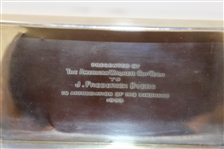 1923 American Walker Cup Team Sterling Silver Humidor Presented to J. Frederick Byers