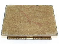 1927 Earl B. Huffamn Trophy Won by Dr. J.E. Hardman Smith Metal Bronze Cigar Box