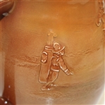Royal Doulton Kingsware Airbrushed Tankard- Golfer and Caddy