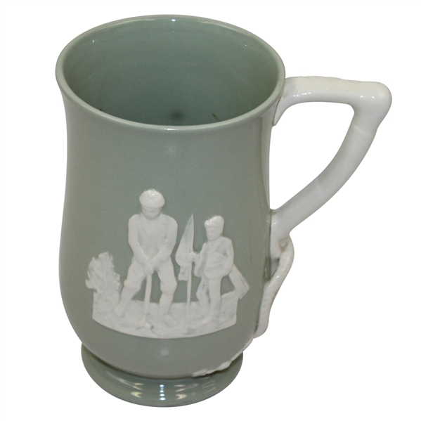 Copeland Spode Pitcher- Golfer and Caddy