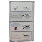 1998 Senior PGA Tour Grand Slam Scorecard Display Signed By Hale Irwin and Gil Morgan
