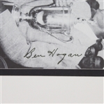 1953 US Open Trophy Photo- Ben Hogan and Sam Snead- Signed by Winner Hogan- Framed