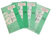 Masters Spectators Guides- 1977, 1979, 1984, 1985