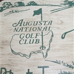 Bobby Jones Wooden Plaque- 1933 ANGC Opening Day