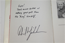 Phil Mickelson Signed 'Arnold Palmer - Play Great Golf' Book with Palmer Inscription JSA #Q64235