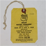 1959 Masters Tournament SERIES BADGE #6122 - Art Wall Winner