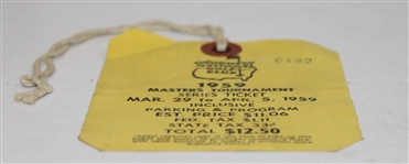 1959 Masters Tournament SERIES BADGE #6122 - Art Wall Winner
