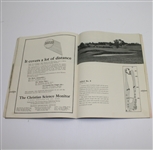 1931 US Open at Inverness Club Program - Billy Burke Winner