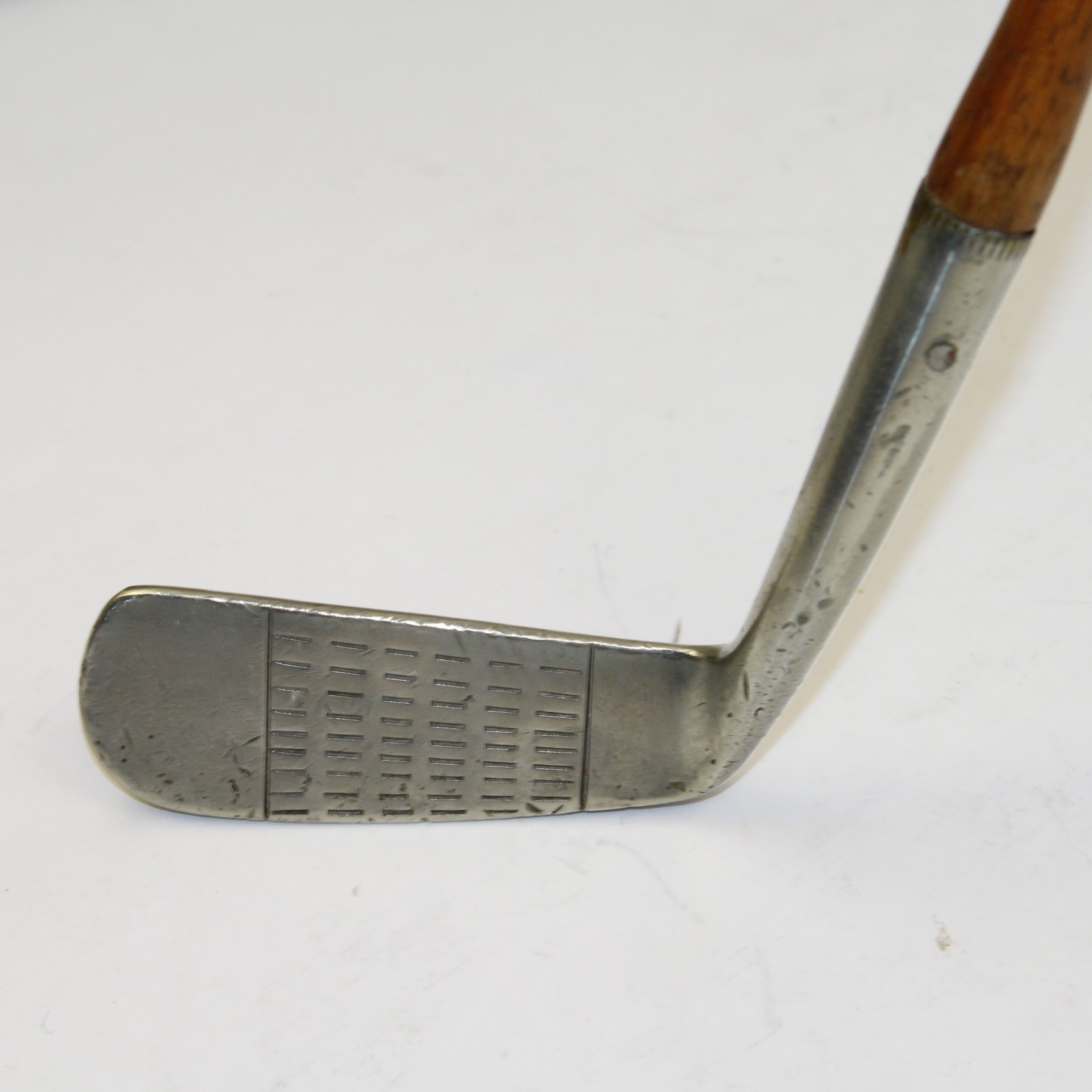 Lot Detail - Cochrane Rustless Special Putter with Beveled Wood Grip
