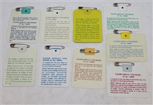 Masters Series Badges- 1980, 1982-1989- Including 1986 Nicklaus Win