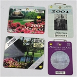 Masters Series Badges- 2000-2009- Multiple Woods and Mickelson Wins