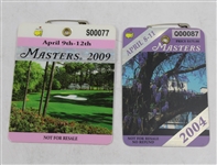 Masters Series Badges- 2000-2009- Multiple Woods and Mickelson Wins