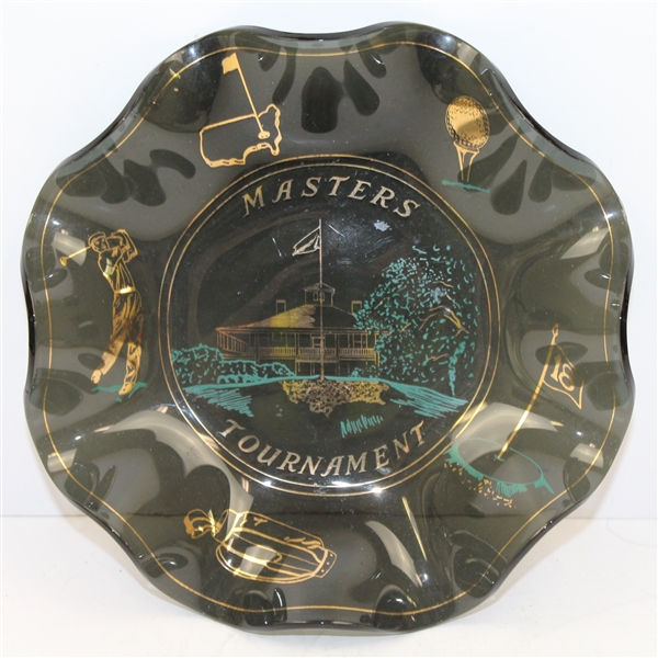 Black Masters Tournament Ashtray- Clubhouse Depiction