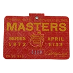 1972 Masters Series Badge- Jack Nicklaus Win