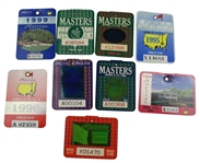 Masters Series Badges- 1990-96, 1998, 1999