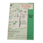 1964 Masters Spectators Guide- Arnold Palmer Win