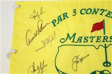 2012 Masters Par 3 Contest Flag Champs Flag including Big Three, Watson, and Others JSA ALOA