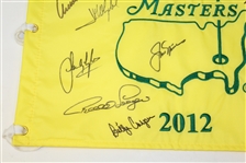2012 Masters Par 3 Contest Flag Champs Flag including Big Three, Watson, and Others JSA ALOA