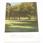 1956 US Open at Oak Hill CC Program - Cary Middlecoff Winner