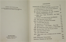 Francis Ouimet Signed 'A Game of Golf' Book - Long Inscription JSA ALOA