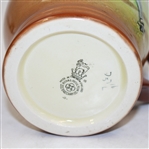 Royal Doulton Kingsware Airbrushed Tankard- Golfer and Caddy- R. Wayne Perkins Collection