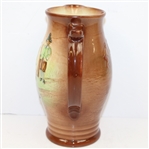 Royal Doulton Kingsware Pitcher- Golfer and Caddy- R. Wayne Perkins Collection