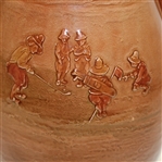 Royal Doulton Kingsware Pitcher- Golfer and Caddy- R. Wayne Perkins Collection