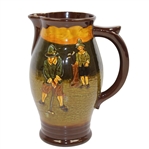 Royal Doulton Kingsware Pitcher- Golf Scene- R. Wayne Perkins Collection