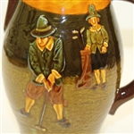 Royal Doulton Kingsware Pitcher- Golf Scene- R. Wayne Perkins Collection