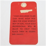 1951 Masters Tournament Sunday Ticket #1861 - Ben Hogan Winner