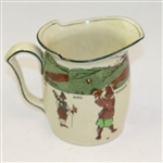 Royal Doulton Large Golf Milk Jug C. 1920 - R. Wayne Perkins Collection