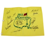 2012 Masters Champs Flag Signed by 13 Winners JSA ALOA