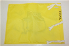 2012 Masters Champs Flag Signed by Big Three Plus Woods & Mickelson JSA ALOA