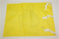 2016 Masters Champs Flag Signed Big 3 Center - Palmer Final Dinner JSA ALOA